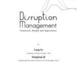 خرید و دانلود نسخه کامل کتاب Disruption Management: Framework, Models And Applications