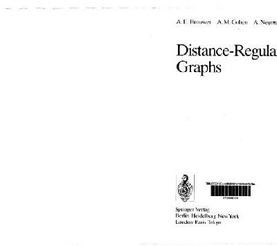 خرید و دانلود نسخه کامل کتاب Distance-Regular Graphs