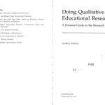 خرید و دانلود نسخه کامل کتاب Doing Qualitative Educational Research: A Personal Guide to the Research Process