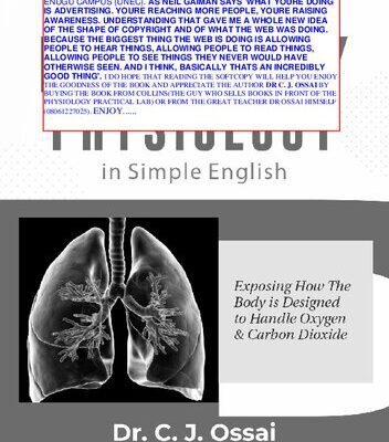 خرید و دانلود نسخه کامل کتاب Dr C.J Ossai’s Respiratory Physiology