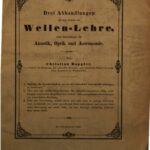 خرید و دانلود نسخه کامل کتاب Drei Abhandlungen aus dem Gebiete der Wellen-Lehre nebst Anwendungen auf Akustik, Optik und Astronomie