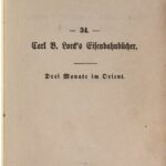 خرید و دانلود نسخه کامل کتاب Drei Monate im Orient : Ägypten – Palästina – Syrien – Persien – Klein-Asien – Türkei