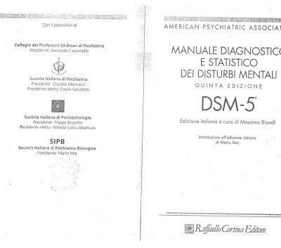 خرید و دانلود نسخه کامل کتاب DSM-5. Manuale diagnostico e statistico dei disturbi mentali