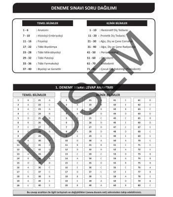 خرید و دانلود نسخه کامل کتاب Dus Deneme Sınavları