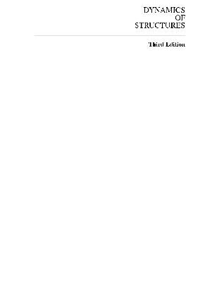 خرید و دانلود نسخه کامل کتاب Dynamics of Structures