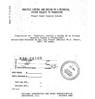 خرید و دانلود نسخه کامل کتاب E. Analysis, control and design of a mechanical system subject to vibrations