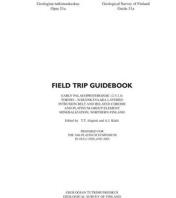خرید و دانلود نسخه کامل کتاب Early Palaeoproterozoic (2.5-2.4) Tornio – Narankavaara Layered Intrusion Belt and related Chrome and Platinum-Group Element mineralization, Northern Finland