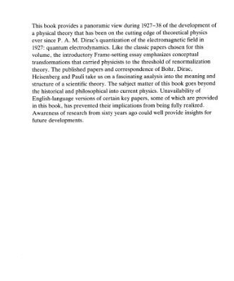 خرید و دانلود نسخه کامل کتاب Early Quantum Electrodynamics: A Source Book