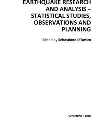 خرید و دانلود نسخه کامل کتاب Earthquake research and analysis : statistical studies, observations and planning