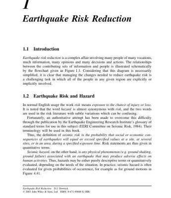 خرید و دانلود نسخه کامل کتاب Earthquake Risk Reduction