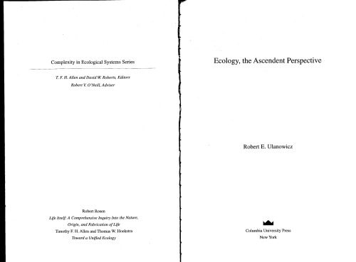 خرید و دانلود نسخه کامل کتاب Ecology, the Ascendent Perspective (Complexity in Ecological Systems)_68b4e429312b0.jpeg خرید و دانلود نسخه کامل کتاب Ecology, the Ascendent Perspective (Complexity in Ecological Systems)