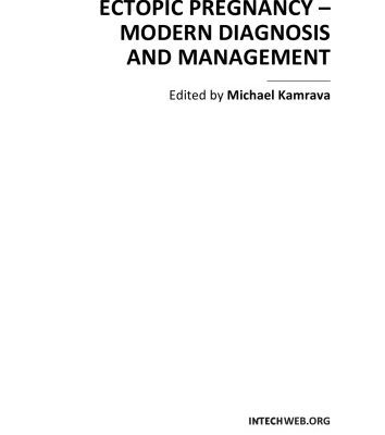 خرید و دانلود نسخه کامل کتاب Ectopic Pregnancy – Modern Diag. and Mgmt.