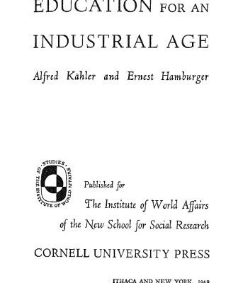 خرید و دانلود نسخه کامل کتاب Education for an Industrial Age