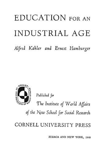 خرید و دانلود نسخه کامل کتاب Education for an Industrial Age_68c750df7d75e.jpeg خرید و دانلود نسخه کامل کتاب Education for an Industrial Age