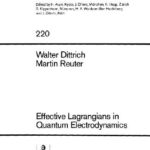 خرید و دانلود نسخه کامل کتاب Effective Lagrangians in Quantum Electrodynamics