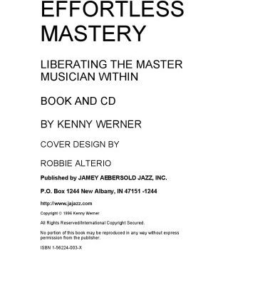 خرید و دانلود نسخه کامل کتاب Effortless Mastery – Liberating The Master Musician Within