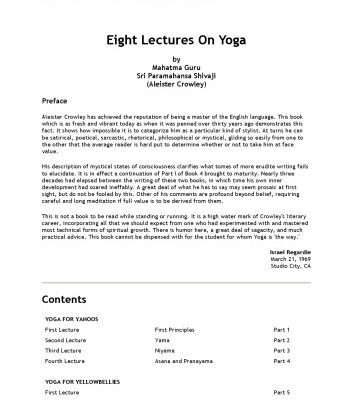 خرید و دانلود نسخه کامل کتاب Eight Lectures on Yoga