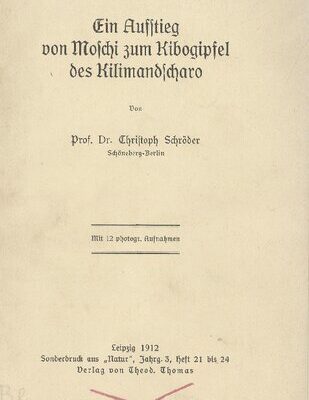خرید و دانلود نسخه کامل کتاب Ein Aufstieg von Moschi zum Kibogipfel des Kilimandscharo