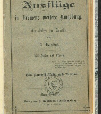 خرید و دانلود نسخه کامل کتاب Eine Dampfschifffahrt von Bremen navh Vegesack