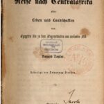 خرید و دانلود نسخه کامل کتاب Eine Reise nach Centralafrika oder Leben und Landschaften von Ägypten bis zu den Negerstaaten am Weißen Nil