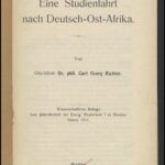 خرید و دانلود نسخه کامل کتاب Eine Studienfahrt nach Deutsch – Ost – Afrika