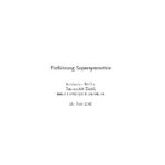 خرید و دانلود نسخه کامل کتاب Einfuehrung Supersymmetrie 001