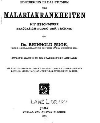 خرید و دانلود نسخه کامل کتاب Einführung in das Studium der Malariakrankheiten mit besonderer Berücksichtigung der Technik