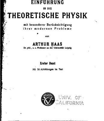 خرید و دانلود نسخه کامل کتاب Einführung in die Theoretische Physik mit besonderer Berücksichtigung ihrer modernen Probleme