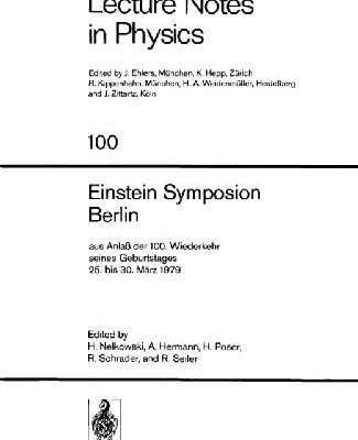 خرید و دانلود نسخه کامل کتاب Einstein Symposion Berlin