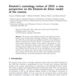 خرید و دانلود نسخه کامل کتاب Einstein’s cosmology review of 1933: a new perspective on the Einstein-de Sitter model of the cosmos
