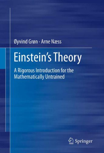 خرید و دانلود نسخه کامل کتاب Einstein’s Theory: A Rigorous Introduction for the Mathematically Untrained_68be808dbbf23.jpeg خرید و دانلود نسخه کامل کتاب Einstein’s Theory: A Rigorous Introduction for the Mathematically Untrained
