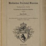 خرید و دانلود نسخه کامل کتاب Einteilungs-Plan des Märkischen Provinzial-Museums der Stadtgemeinde Berlin