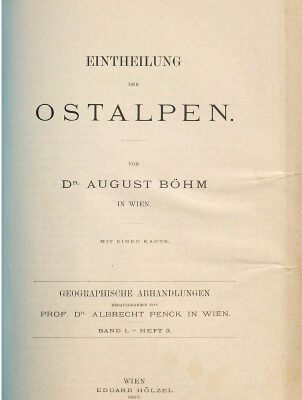 خرید و دانلود نسخه کامل کتاب Eintheilung [Einteilung] der Ostalpen
