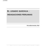 خرید و دانلود نسخه کامل کتاب El legado quechua. Indagaciones peruanas