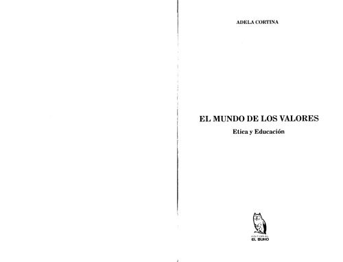 خرید و دانلود نسخه کامل کتاب El mundo de los valores. Ética y educación_68c70ff048efc.jpeg خرید و دانلود نسخه کامل کتاب El mundo de los valores. Ética y educación