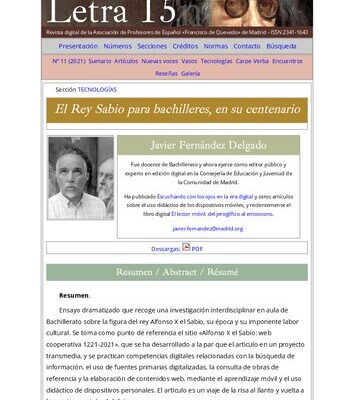 خرید و دانلود نسخه کامل کتاب El Rey Sabio para bachilleres, en su centenario