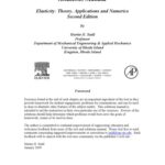 خرید و دانلود نسخه کامل کتاب Elasticity: Theory, Applications and Numerics, Second Edition: Solutions Manual