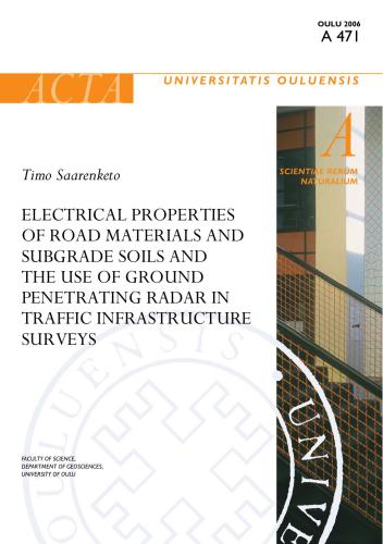 خرید و دانلود نسخه کامل کتاب Electrical Properties of Road Materials and Subgrade Soils and the Use of Ground Penetrating Radar in Traffic Infrastructure Surveys_68bc9f003c61c.jpeg خرید و دانلود نسخه کامل کتاب Electrical Properties of Road Materials and Subgrade Soils and the Use of Ground Penetrating Radar in Traffic Infrastructure Surveys