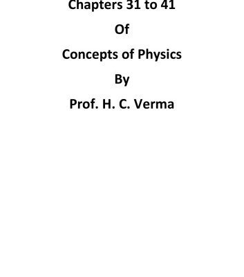 خرید و دانلود نسخه کامل کتاب Electricity and Magnetism. Chapters from Concepts of Physics [Chapters 31-41]
