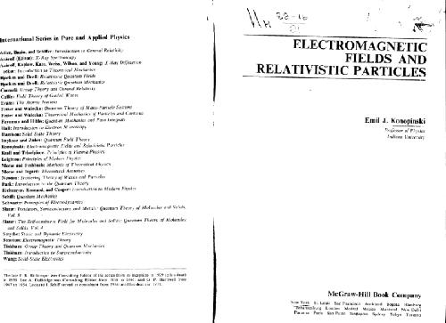 خرید و دانلود نسخه کامل کتاب Electromagnetic fields and relativistic particles_68bf2fe1b14f7.jpeg خرید و دانلود نسخه کامل کتاب Electromagnetic fields and relativistic particles