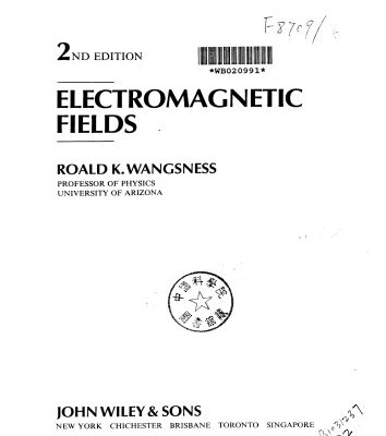 خرید و دانلود نسخه کامل کتاب Electromagnetic Fields