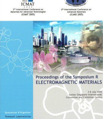 خرید و دانلود نسخه کامل کتاب Electromagnetic Materials: Proceedings of the Symposium R, 3-8 July 2005, suntec Singapore International Convention and Exhibition Centre