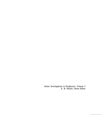 خرید و دانلود نسخه کامل کتاب Electromagnetic Methods in Applied Geophysics: Volume 1, Theory