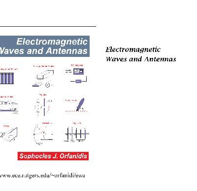 خرید و دانلود نسخه کامل کتاب electromagnetic waves and antennas