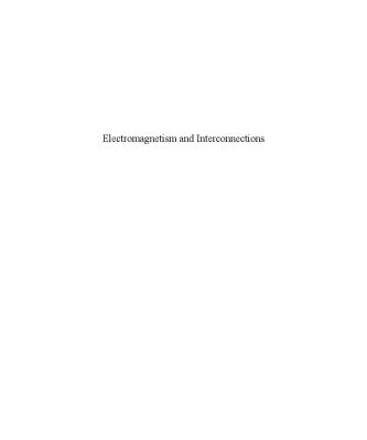 خرید و دانلود نسخه کامل کتاب Electromagnetism and Interconnections: Advanced Mathematical Tools for Computer-Aided Simulation