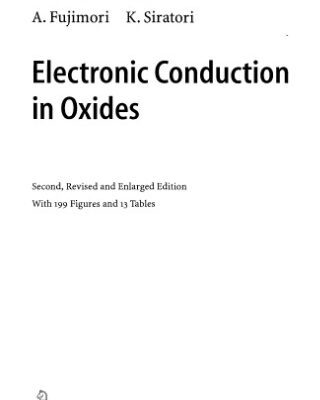 خرید و دانلود نسخه کامل کتاب Electronic Conduction in Oxides