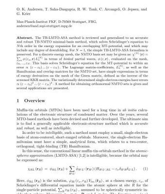 خرید و دانلود نسخه کامل کتاب Electronic Structure and Physical Properties of Solids: The Uses of the LMTO Method