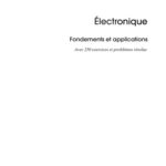 خرید و دانلود نسخه کامل کتاب Électronique – fondements et applications