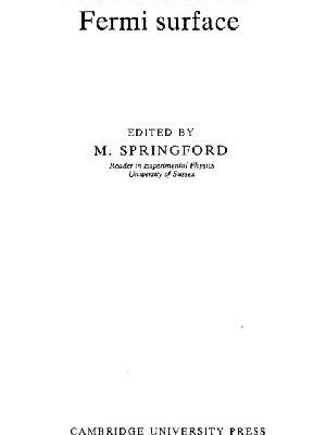خرید و دانلود نسخه کامل کتاب Electrons at the Fermi surface