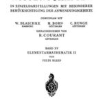 خرید و دانلود نسخه کامل کتاب Elementarmathematik vom höheren Standpunkte aus